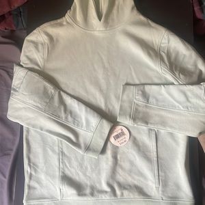 Pastel mint green cargo hoodie